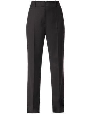 AGGI by HALEWSKI Erin Rich Straight Suit Trousers - Black