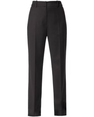 AGGI by HALEWSKI Erin Rich Straight Suit Trousers - Black