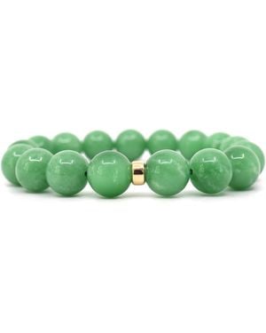 Shar Oke South African Jade Beaded Bracelet - Green