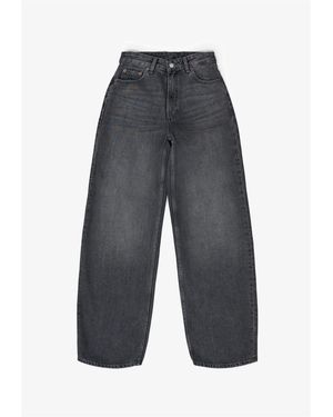 Dr. Denim Donna High Relaxed - Grey