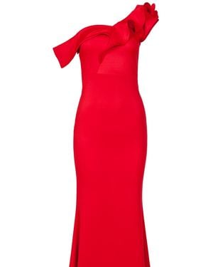 SOHUMAN Tapo Maxi Dress - Red