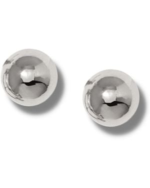 Jaredjamin Orbita Stud Post Earrings - White