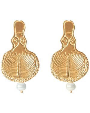 ASSUWA Kybele Pearl Earrings - Metallic