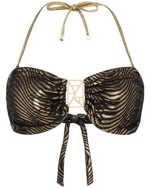Leyla Maya Ltd Kate Bandeau Bikini Top - Black