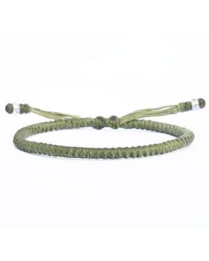 Harbour UK Bracelets Waxed String Bracelet For - Green