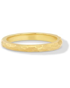 Jewelbird Hammered Ring - Yellow