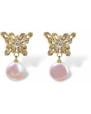 Ninemoo Glow Pearl Earrings - Metallic