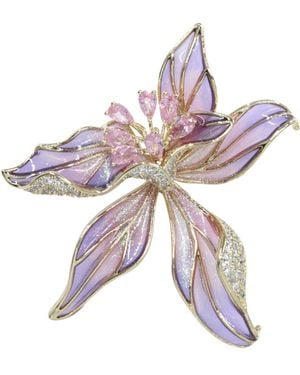 Ninemoo Iris Bloom Elegance Brooch - Multicolor