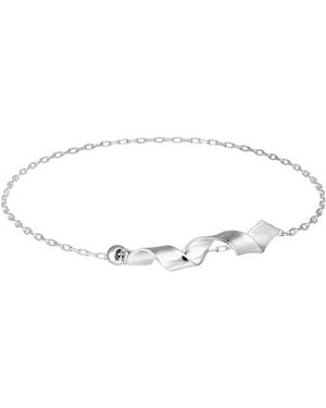 OW Collection Swirl Anklet Chain - Metallic