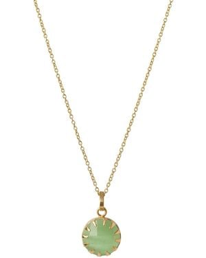 YAA YAA LONDON New Life Apple Vermeil Necklace - Metallic