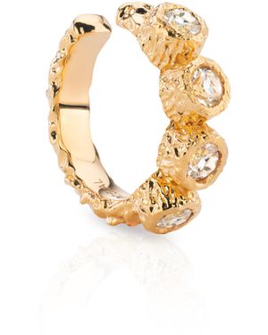 Aaria London Petra Cuff Earring - Metallic