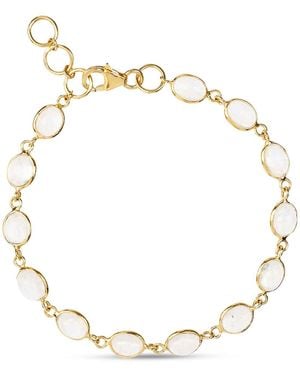 Amadeus Luna Moonstone Gemstone Bracelet - Metallic