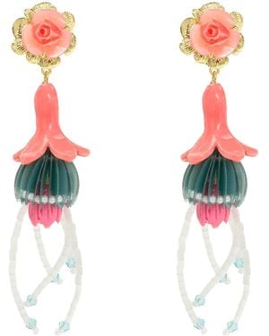Pats Jewelry Jellyfish Earrings - White