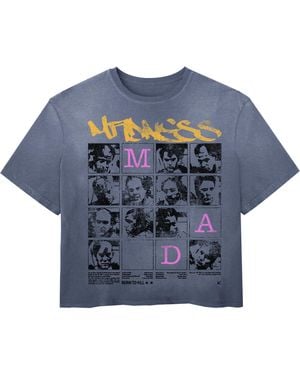 Works of Madness Split Persona Tee - Blue