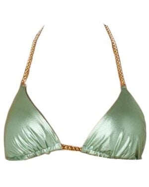 Room 24 Stacey Top New Metallic Military - Green