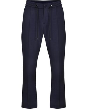 DAVID WEJ Enzo Cotton Loose Fit Trouser - Blue