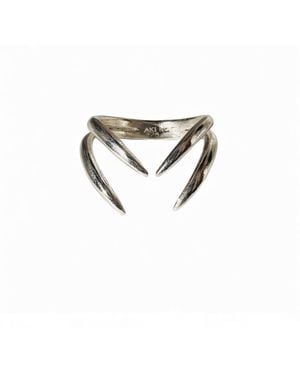 Aki Roc Jewelry The Hug Ring Duo -Sterling - White
