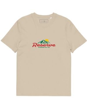 Anchor and Crew Neutrals Desert Dust Reserve No. Two Supply Organic Cotton T-Shirt - Natural