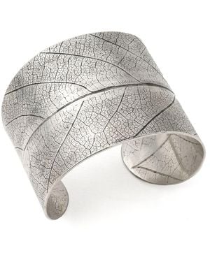 Zula Jewelry + Design Leaf Cuff - Grey