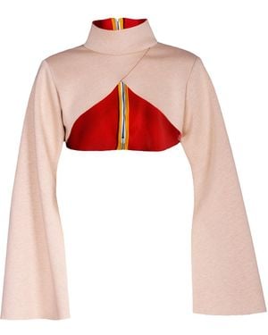 carlton jones Neutrals Luna Top - Red