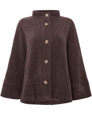 James Lakeland Batwing Jacket - Brown