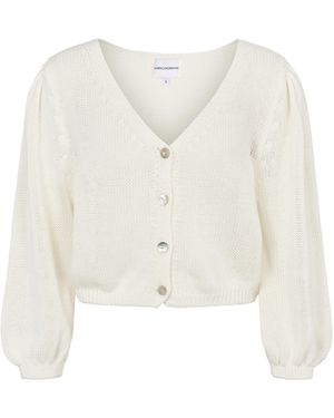 American Dreams Manda Cotton Cardigan - White