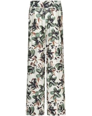 Chic by Lirette Neutrals Palazzo Trousers Bastimentos - Natural