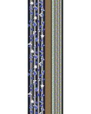Maraethra Collecting Dreams Silk Cotton Long Scarf Mix - Blue