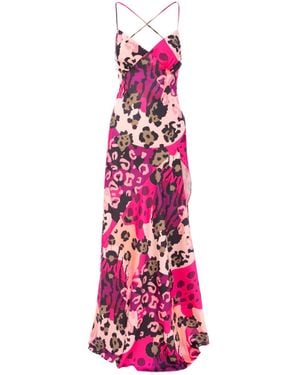 ROSERRY Seville Satin Maxi Dress - Purple
