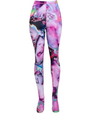 Paloma Lira Three Way Punk Leggings - Purple