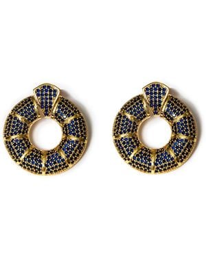 Kybele Studio Donut Hoop Earrings - Metallic