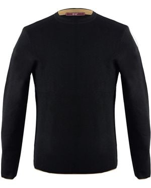 DAVID WEJ Harley Crew Neck Jumper – - Blue