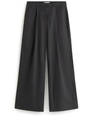 Thinking Mu Wide Leg Patty Pants - Black