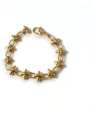 Jagged Halo Jewelry Barbie Chain Bracelet - Metallic