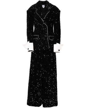 Ofuure Raven Sequin Pantsuit - Black