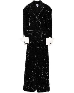 Ofuure Raven Sequin Pantsuit - Black
