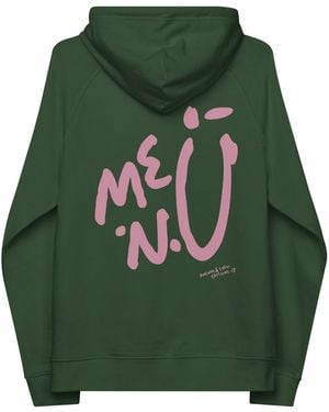 Anchor and Crew Bottle Twelve Me.N.U Editions Organic Cotton Hoodie - Green