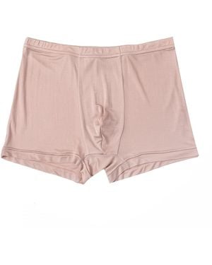 Soft Strokes Silk Set Of Two Knitted Silk Trunks - Pink
