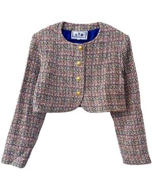 L2R THE LABEL Spencer Jacket - Purple