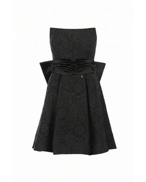 Luna Fashion House Short Corset Dress, Melisa - Black
