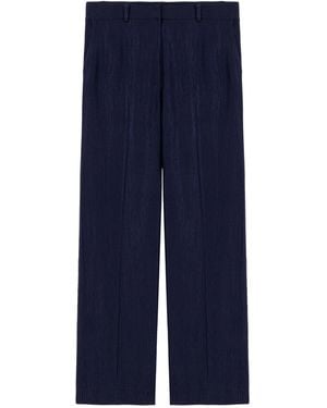 Nocturne Straight-Leg Trousers - Blue