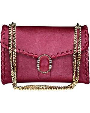 Ruj Heritage Shoulder Bag Cherry - Red