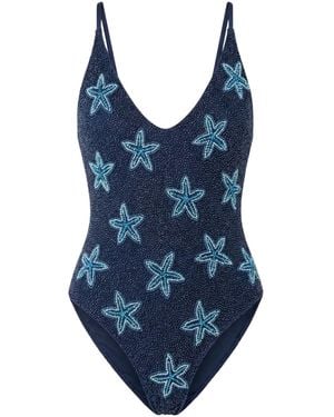 Oceanus Mia's Marina Swimsuit Periwinkle - Blue