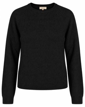 Anse Victorin Elaine Silk Cashmere Pullover - Black