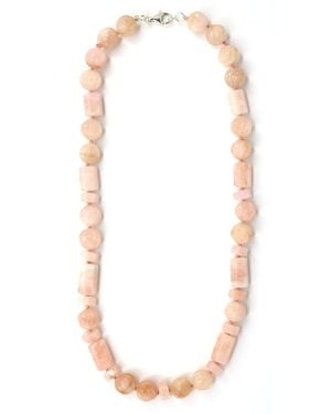 Shar Oke Morganite Necklace - White