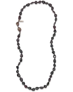 Jaredjamin Rocks Of Sangria Skull-Clasp Necklace - Black
