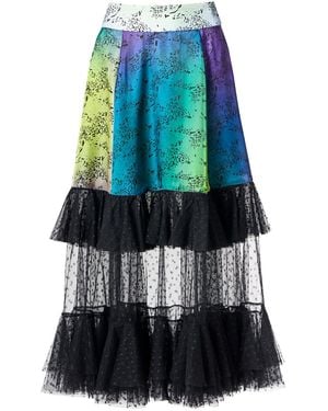 By Moumi Big Sur Skirt Pizzazz Organdie - Blue