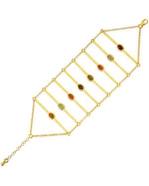 Ece London The Celestial Iii Bracelet - Metallic