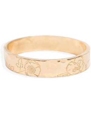 Kate Koel August Birth Flower Ring - Natural