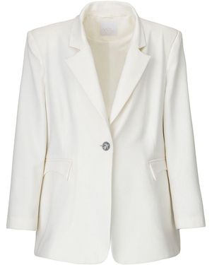 Vestiaire d'un Oiseau Libre Wool Oversized Jacket - White